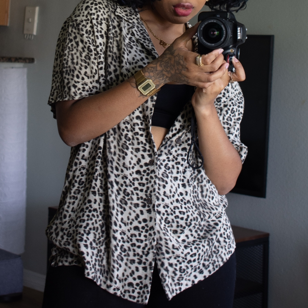 Animal Print Top